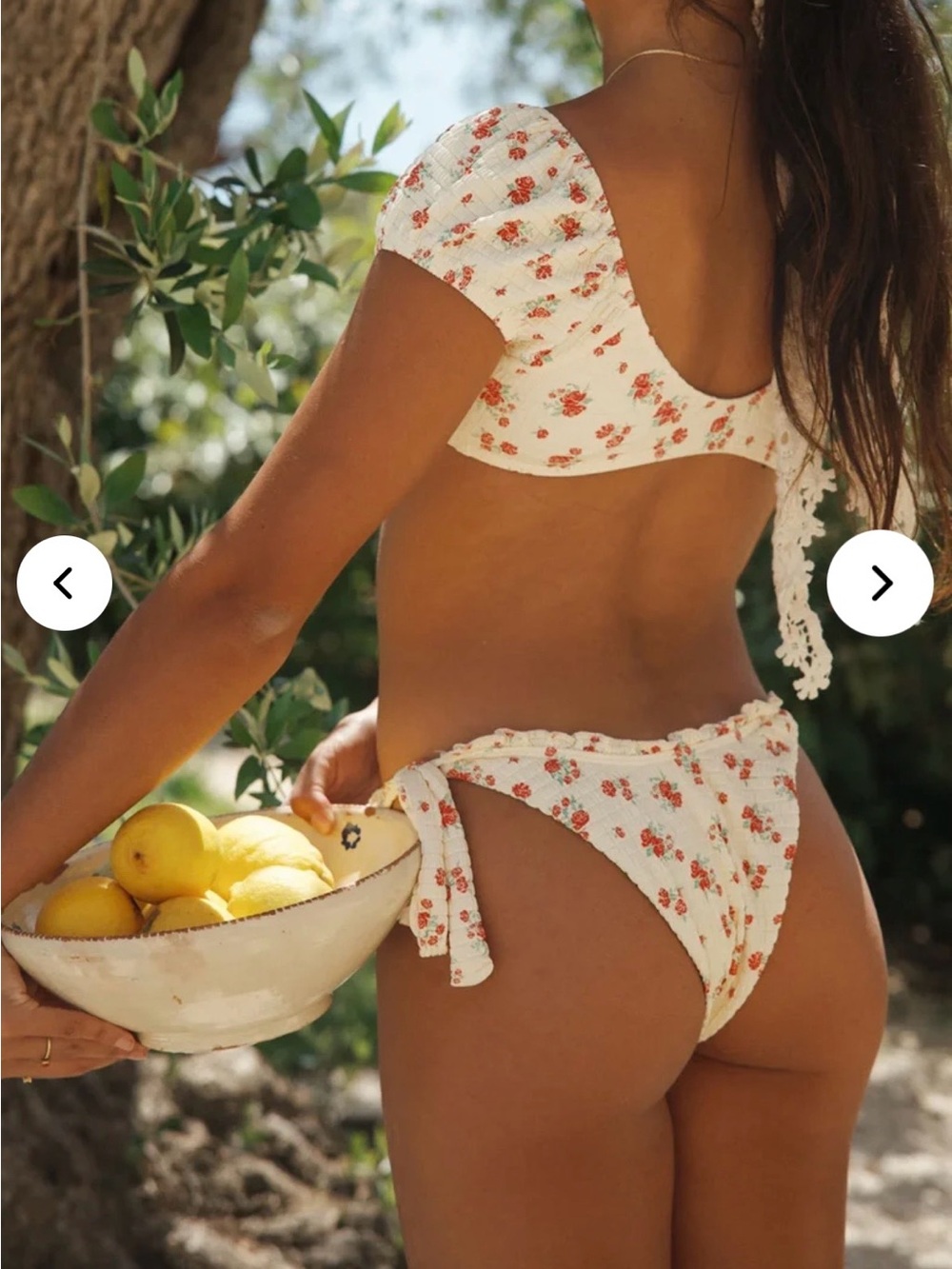 NEW Dippin' Daisy's Floral Tie-Side Bikini Set - Picture 13 of 14